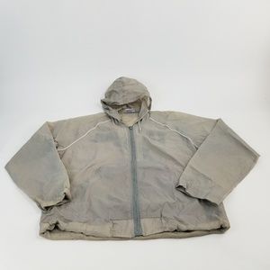 Vtg Champion Track Runners Warm Up Jacket Grey